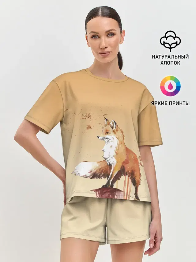Женская пижама с шортами