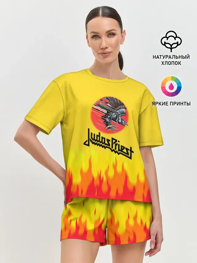 Женская пижама с шортами