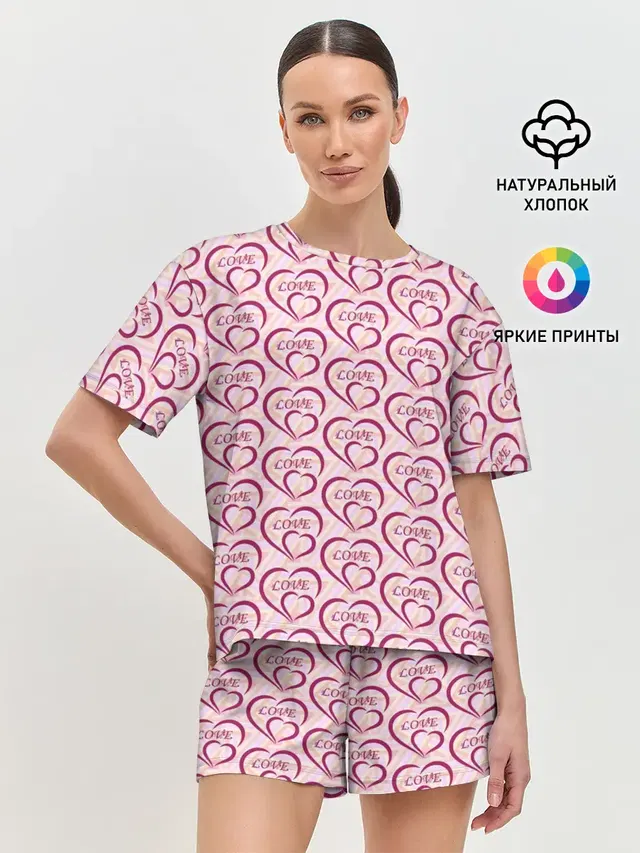 Женская пижама с шортами