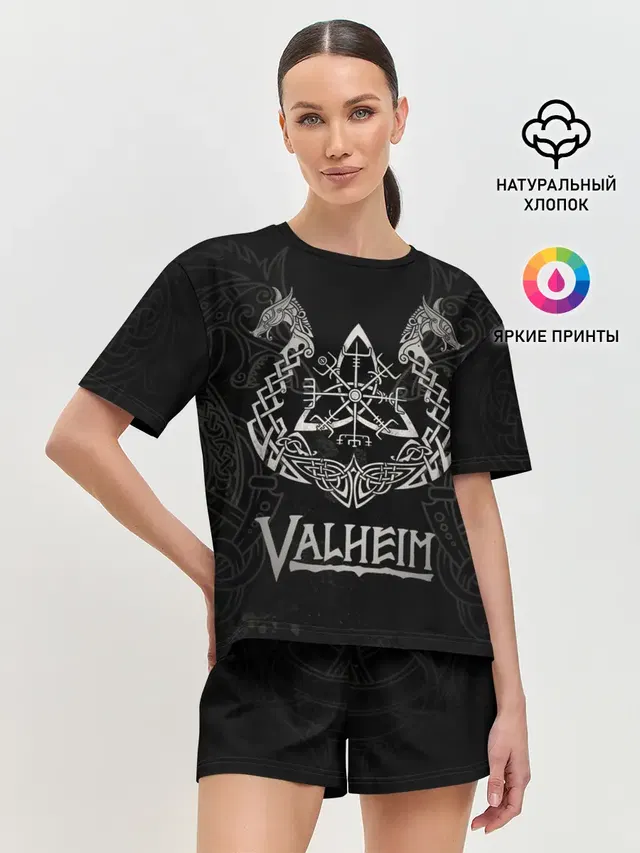 Женская пижама с шортами