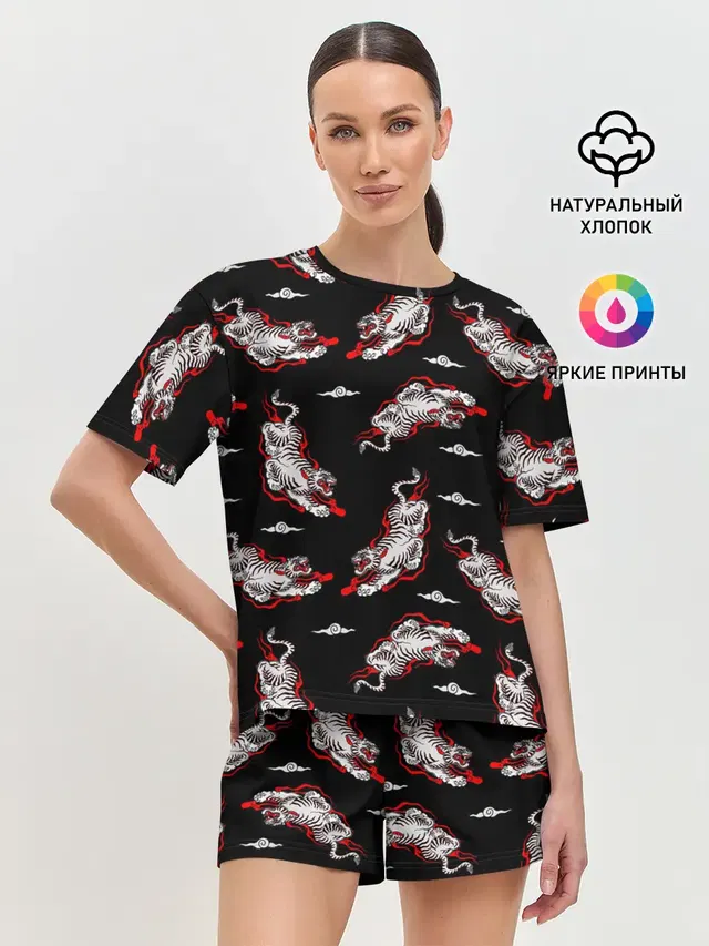 Женская пижама с шортами