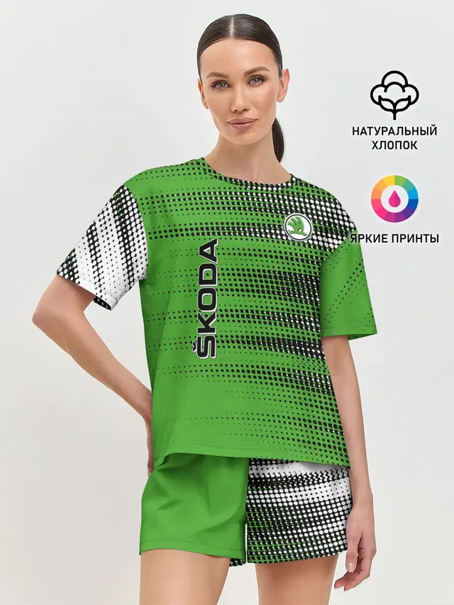 Женская пижама с шортами