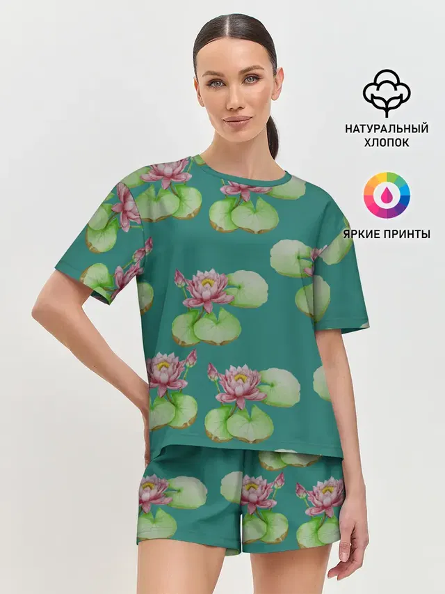 Женская пижама с шортами