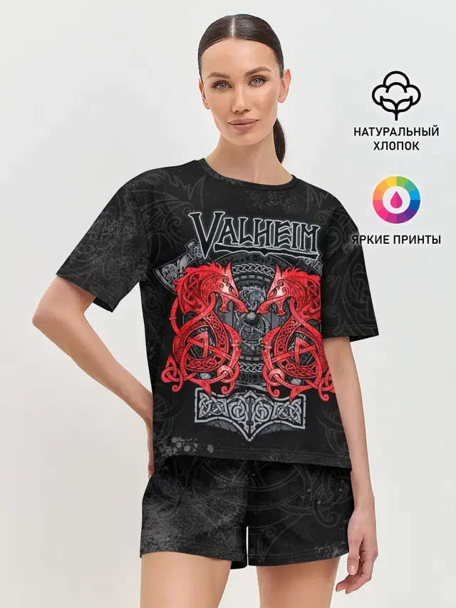 Женская пижама с шортами