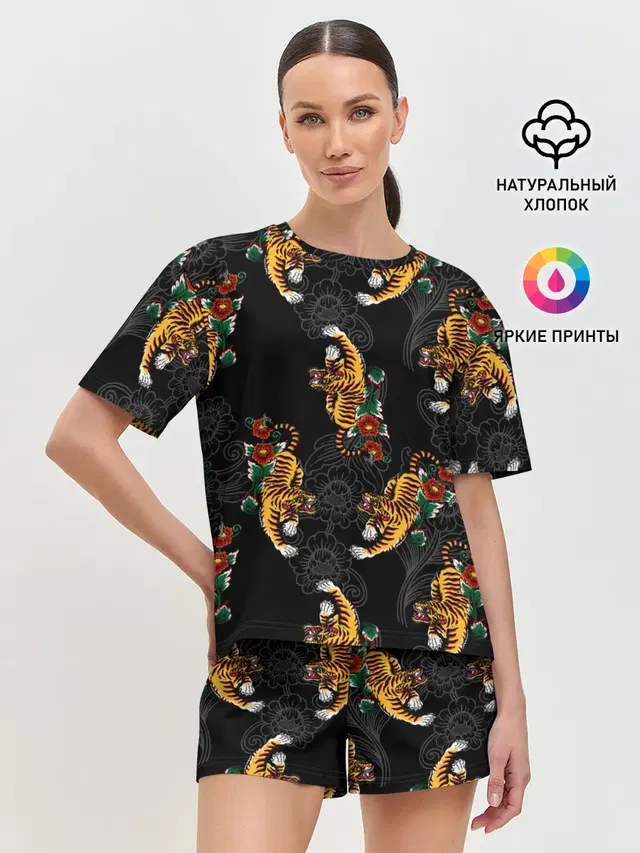 Женская пижама с шортами