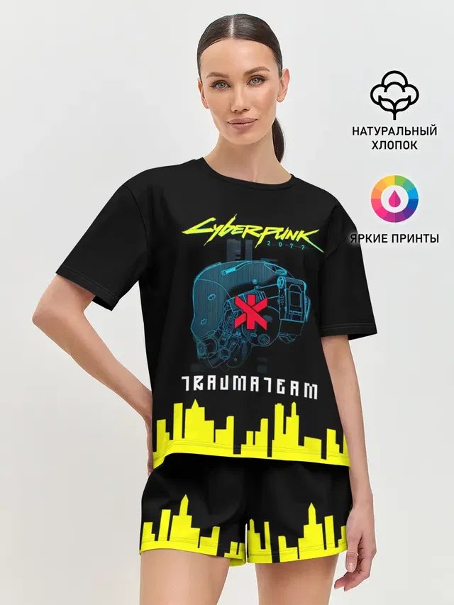 Женская пижама с шортами
