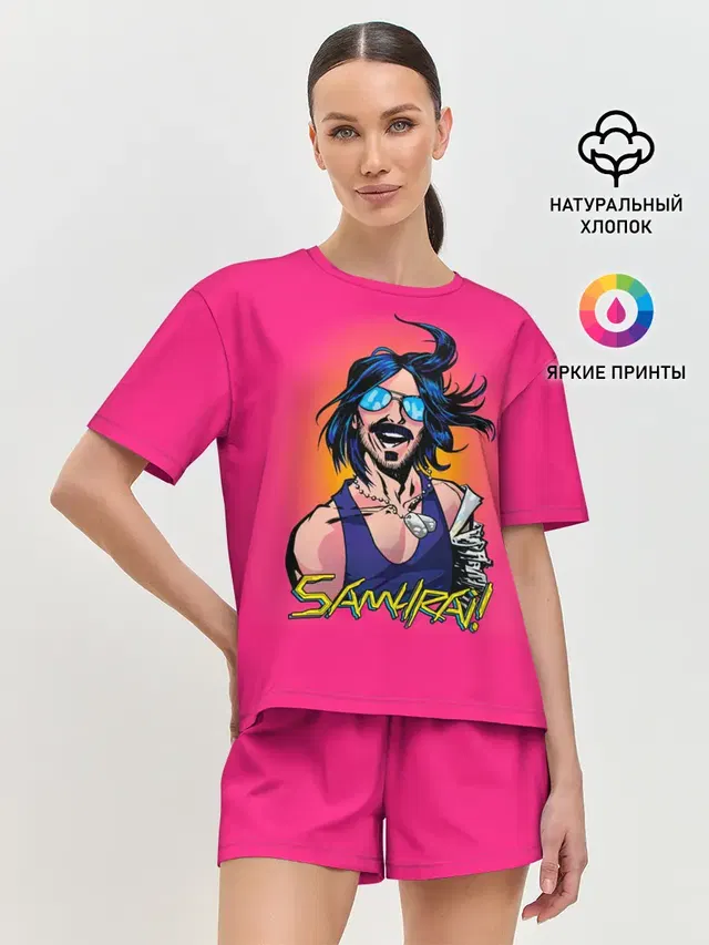 Женская пижама с шортами
