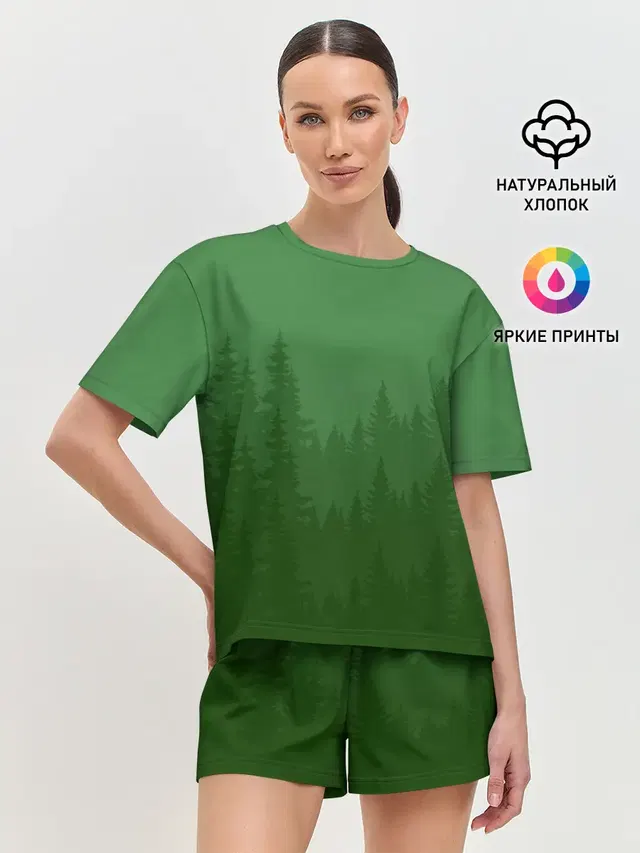 Женская пижама с шортами