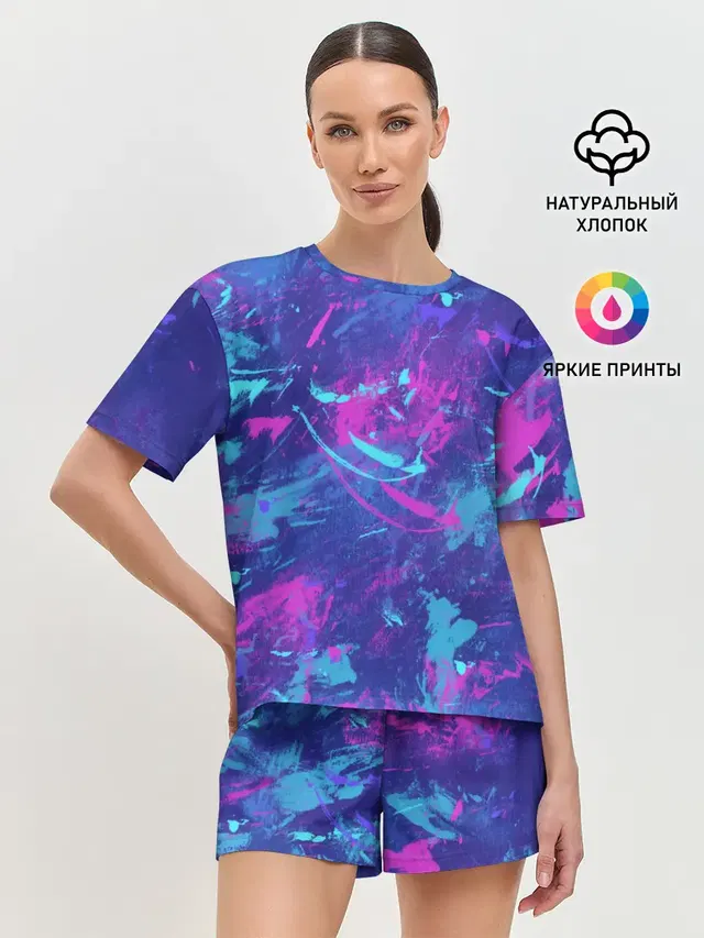 Женская пижама с шортами