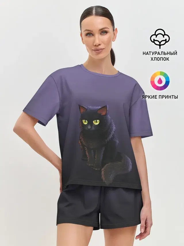 Женская пижама с шортами