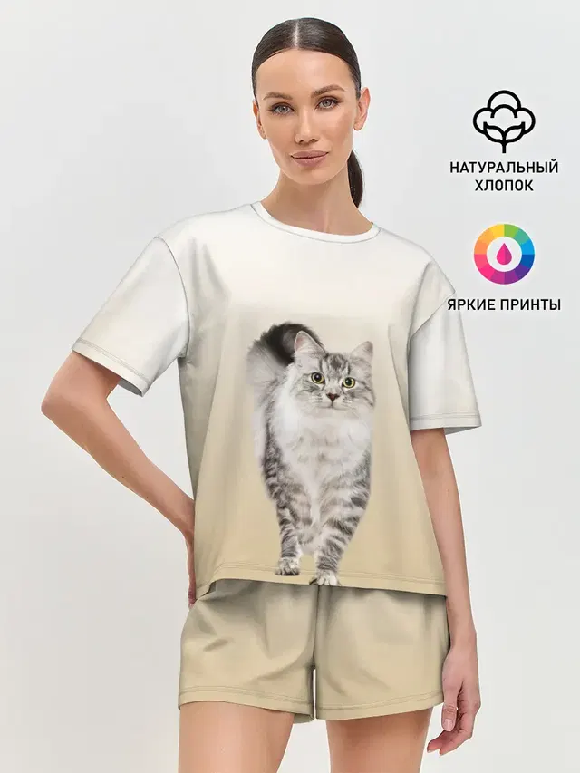 Женская пижама с шортами