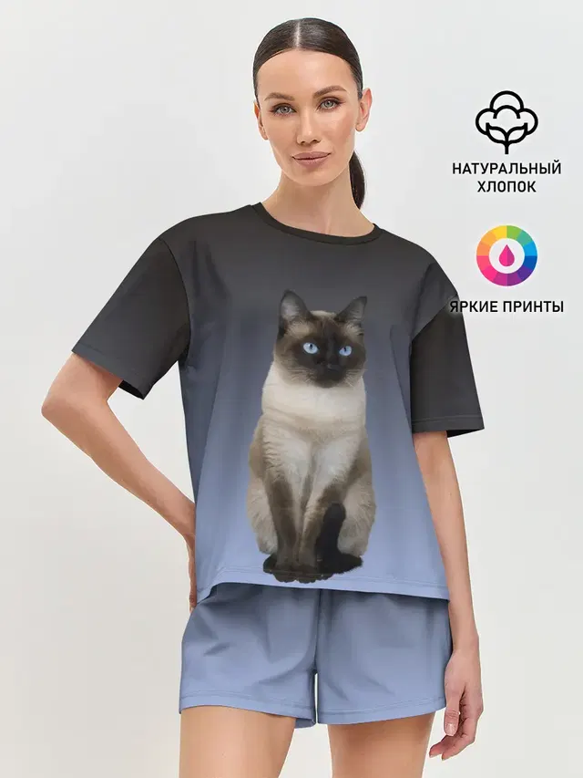 Женская пижама с шортами