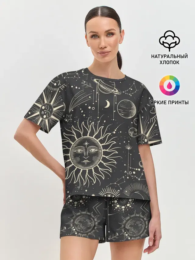 Женская пижама с шортами