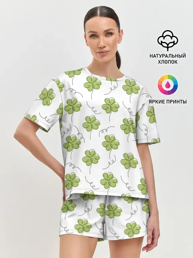 Женская пижама с шортами