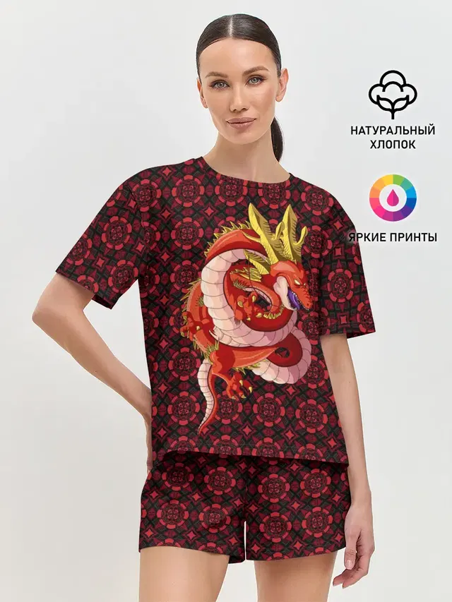 Женская пижама с шортами
