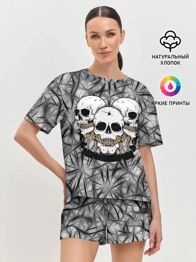 Женская пижама с шортами