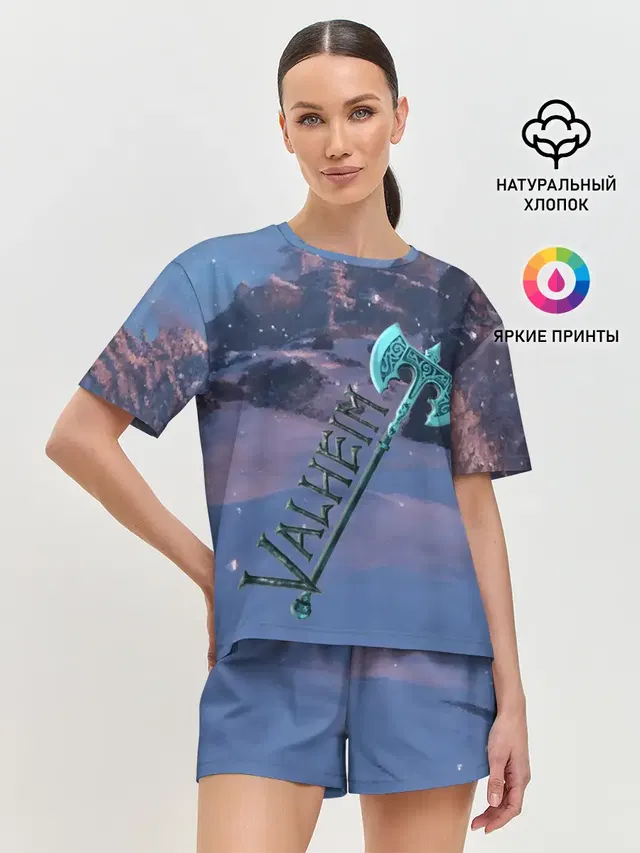 Женская пижама с шортами
