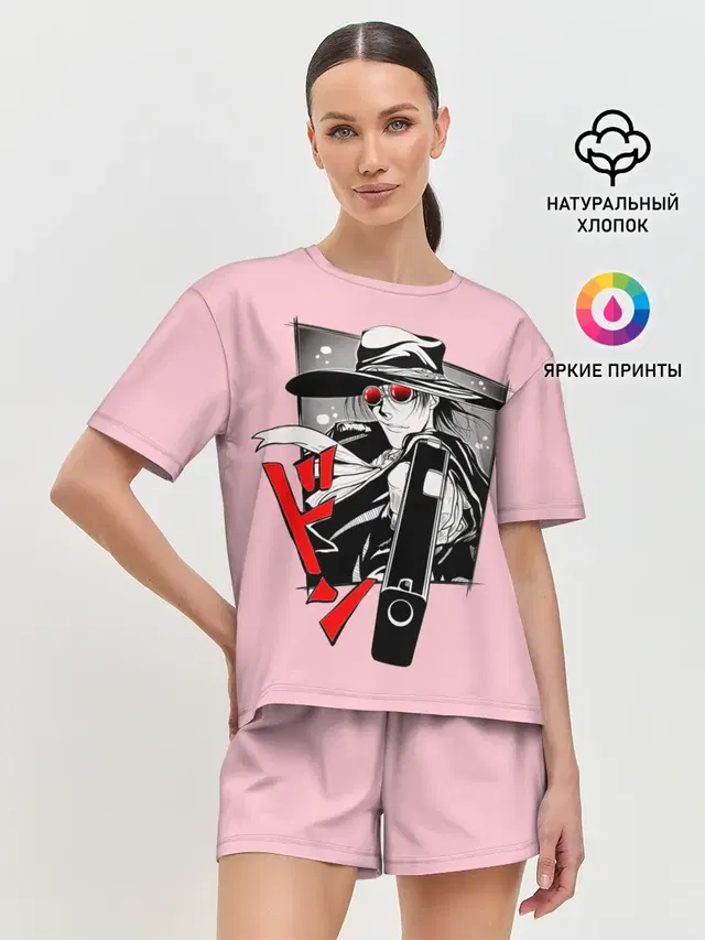Женская пижама с шортами