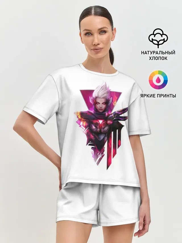 Женская пижама с шортами