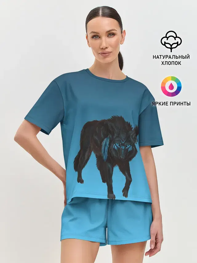 Женская пижама с шортами