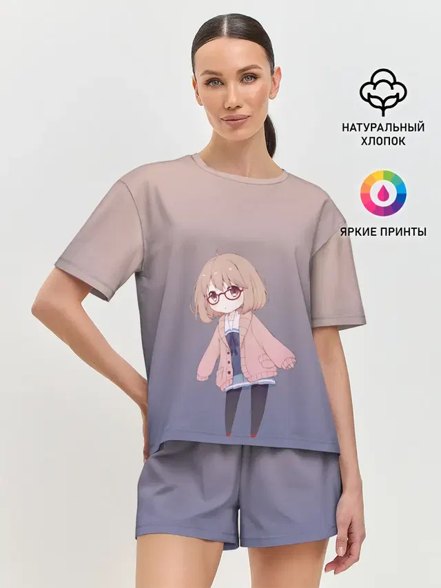 Женская пижама с шортами
