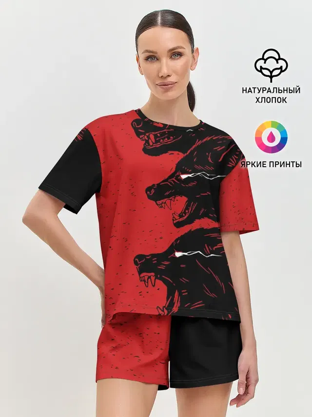 Женская пижама с шортами