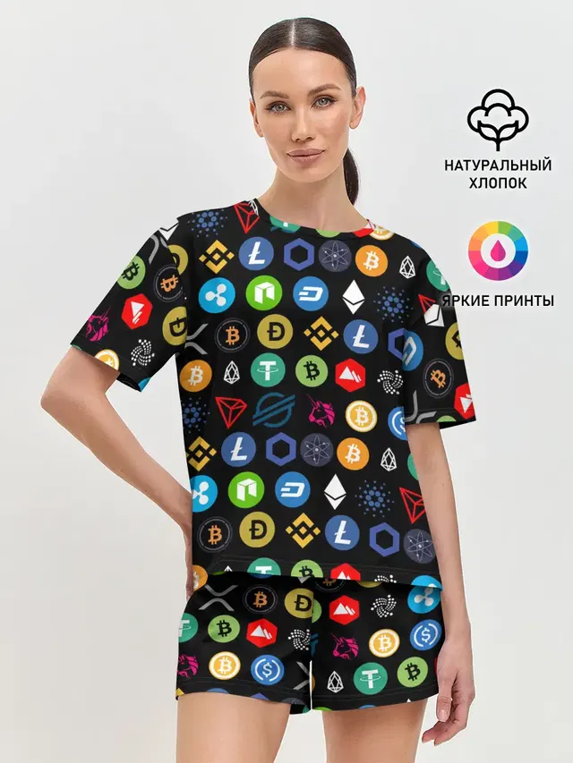 Женская пижама с шортами