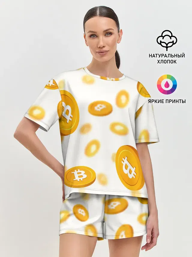 Женская пижама с шортами