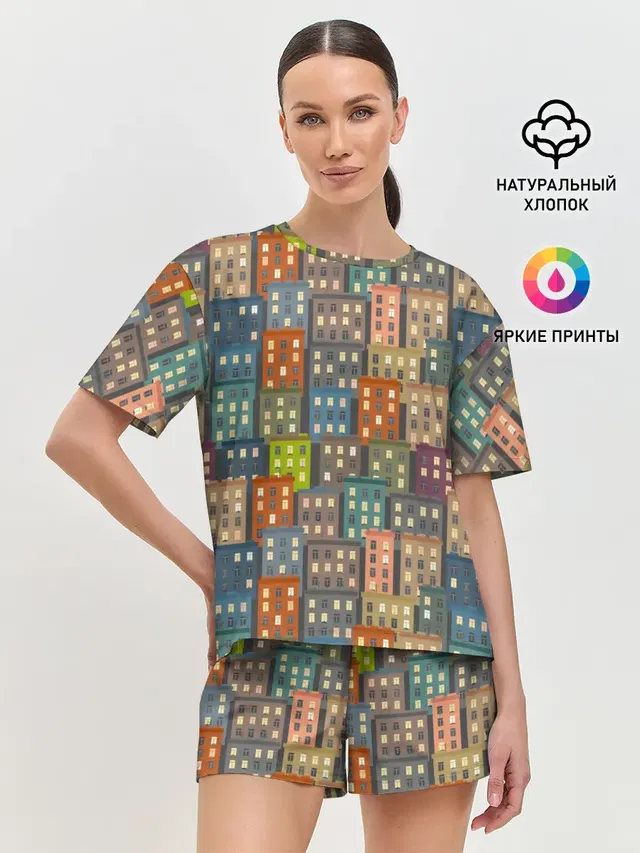 Женская пижама с шортами
