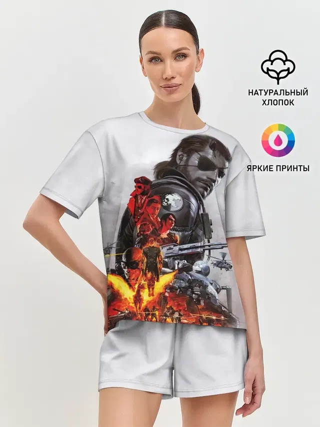 Женская пижама с шортами