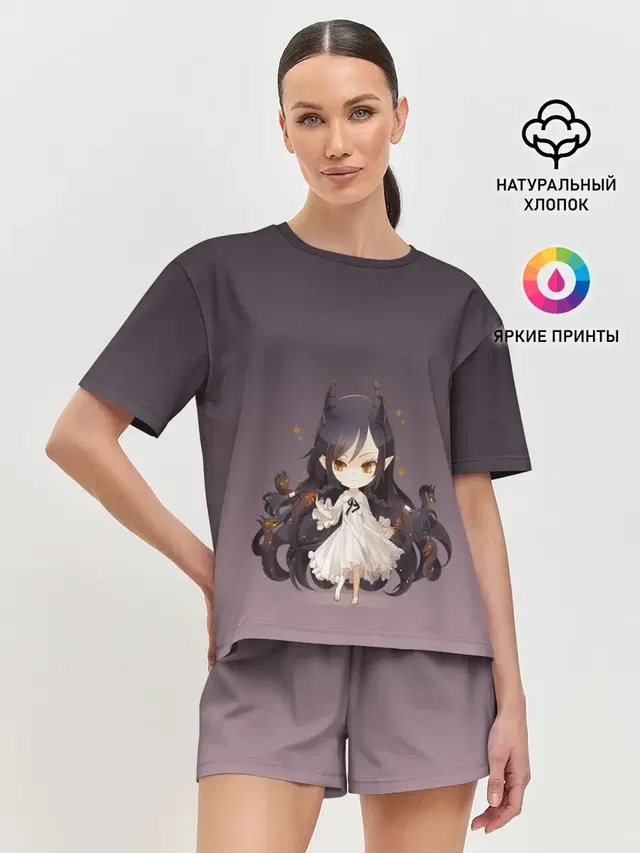 Женская пижама с шортами