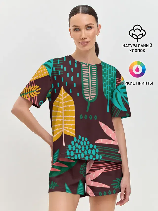 Женская пижама с шортами