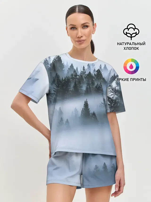 Женская пижама с шортами
