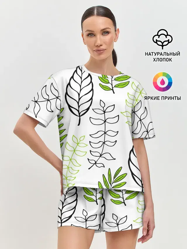 Женская пижама с шортами
