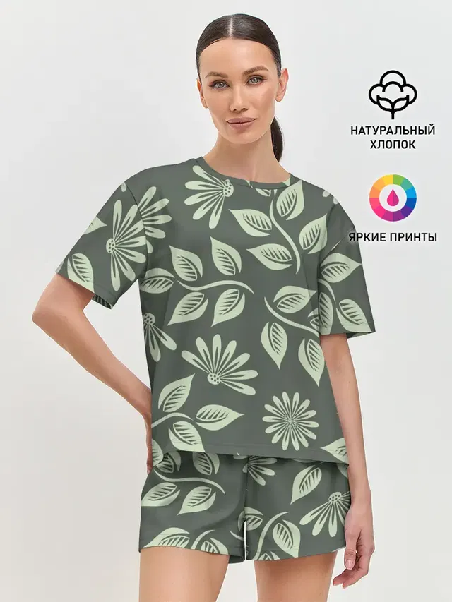 Женская пижама с шортами