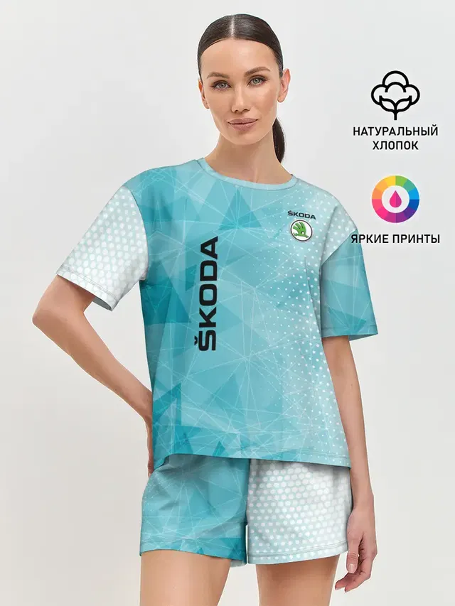 Женская пижама с шортами