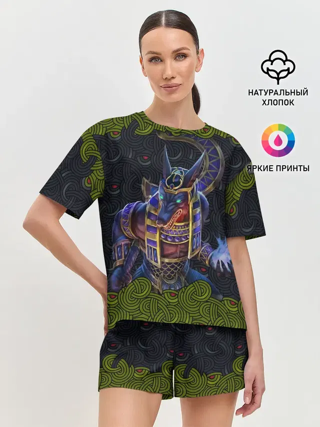 Женская пижама с шортами
