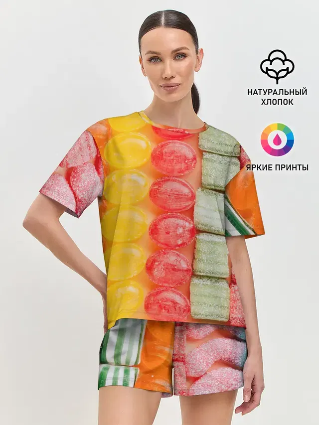 Женская пижама с шортами
