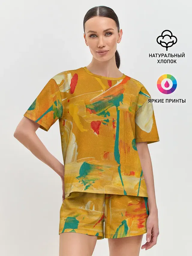 Женская пижама с шортами