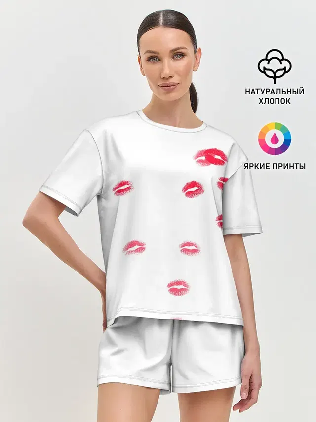 Женская пижама с шортами