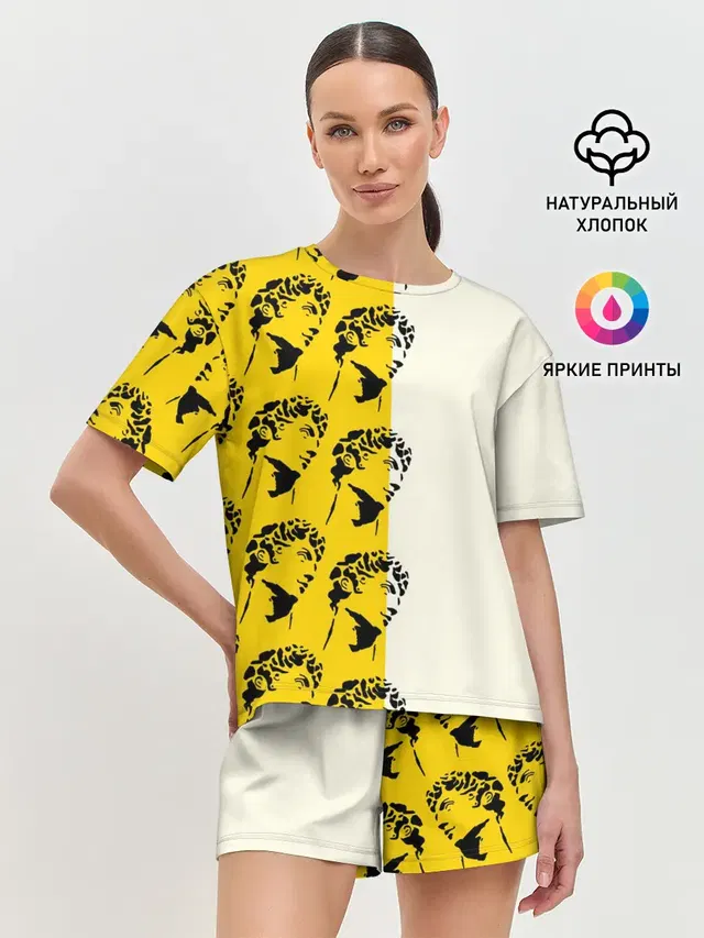Женская пижама с шортами