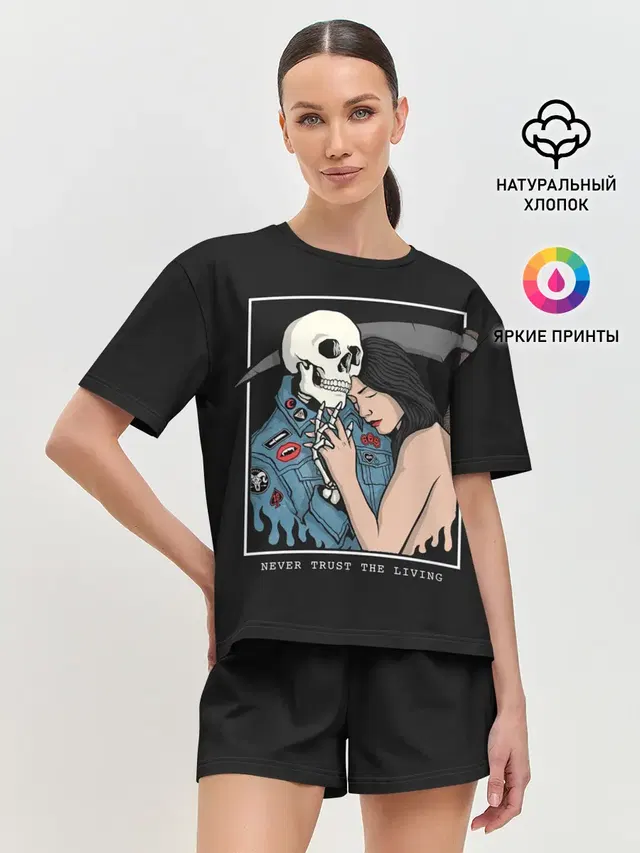 Женская пижама с шортами