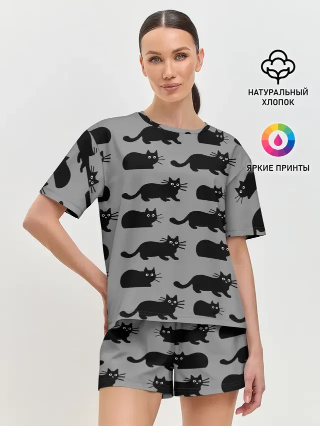 Женская пижама с шортами