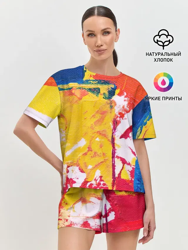 Женская пижама с шортами