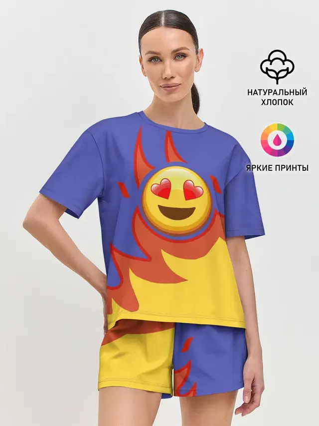 Женская пижама с шортами