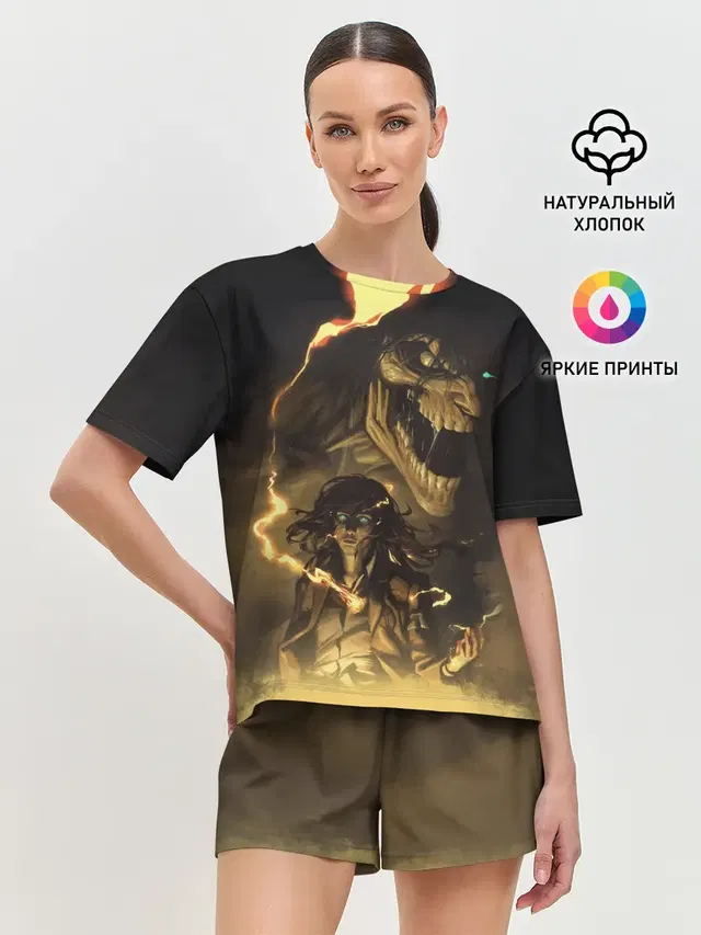 Женская пижама с шортами