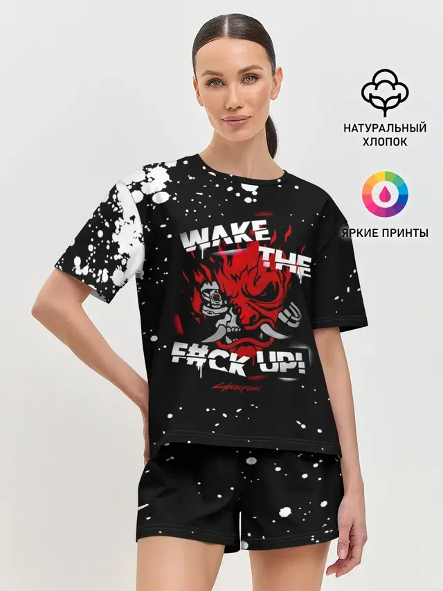 Женская пижама с шортами