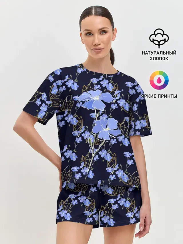 Женская пижама с шортами