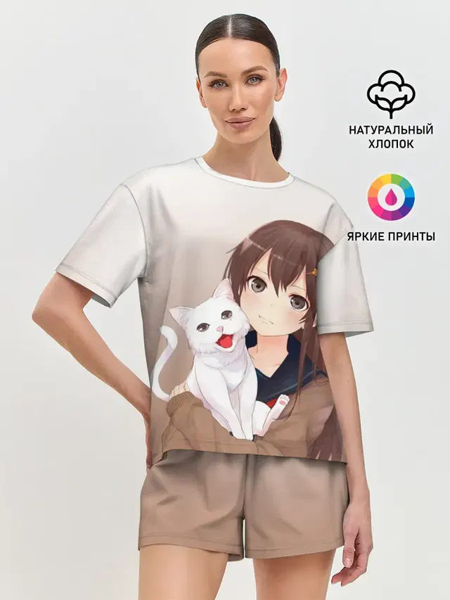 Женская пижама с шортами