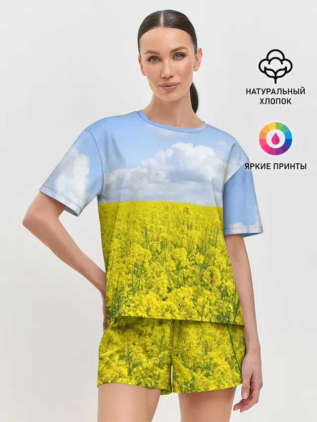 Женская пижама с шортами